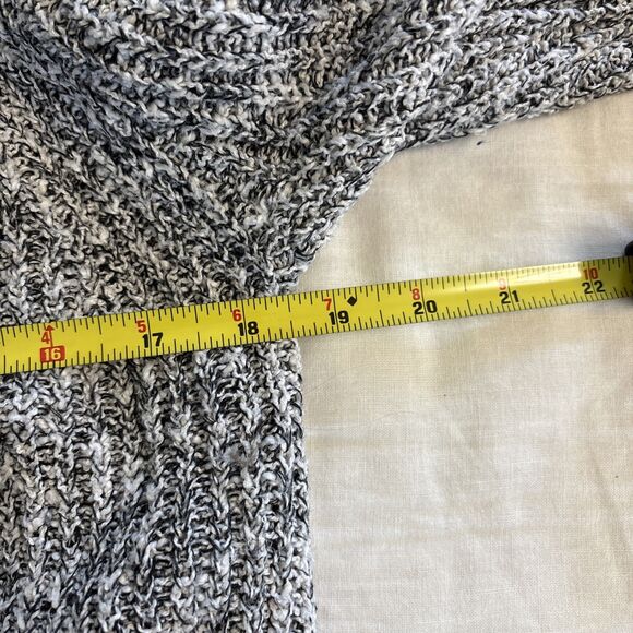 Free People Womens Pullover Sweater Gray Black Marled Scoop Neck Small - Picture 6 of 6